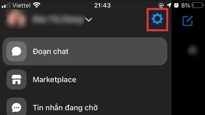 cách cài đặt mã pin hoặc faceid trên messenger cho iphone