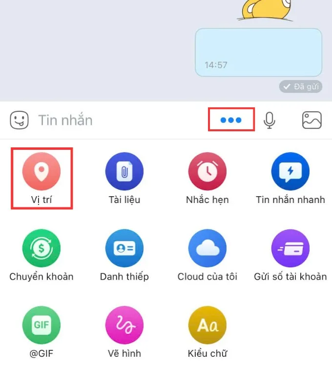 cách định vị số điện thoại qua Zalo
