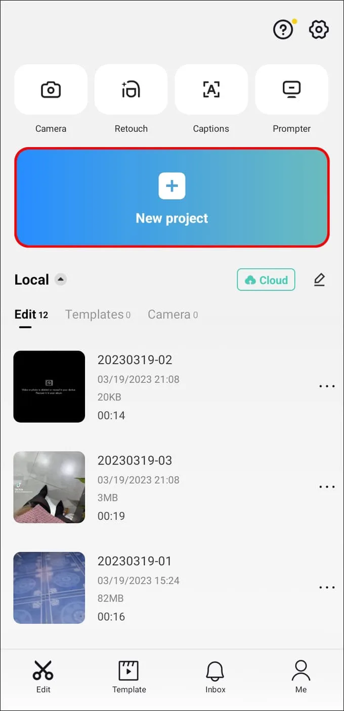 Cách xóa chữ Capcut ở phần kết thúc video bước hai