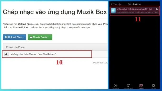 Sử dụng Muzik Box tải nhạc trên iPhone