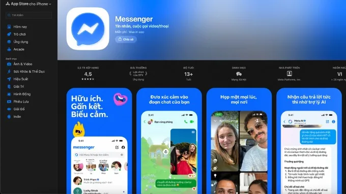 Cách đổi hình nền Messenger thành ảnh trên điện thoại