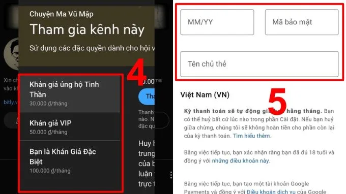 Hướng dẫn cách đăng ký hội viên Youtube trên thiết bị iOS