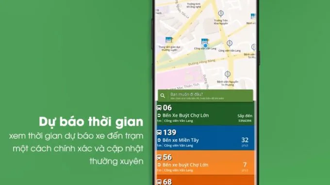 Dự báo thời gian đến trạm của xe buýt