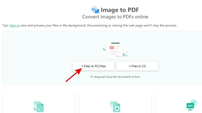 Chuyển ảnh sang PDF trên Camscanner