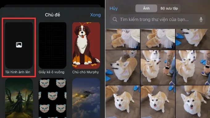 Cách đổi hình nền Messenger thành ảnh trên điện thoại