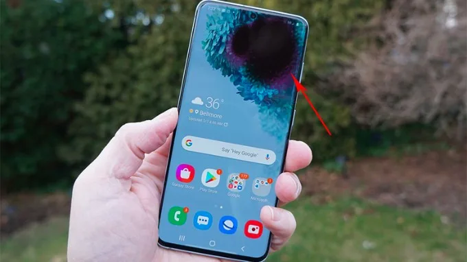 Màn hình Samsung có đốm đen