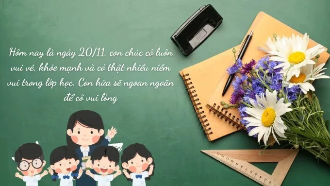 Lời chúc 20-11 hay và ý nghĩa dành cho cô giáo mầm non