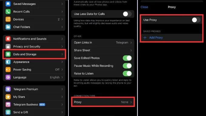 Sử dụng Proxy