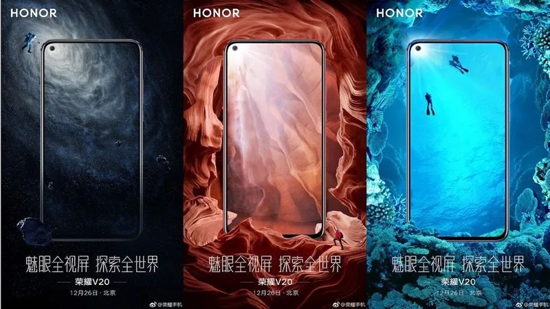 Honor View 20 nhanh chóng bắt kịp xu hướng màn hình nốt ruồi hiện nay