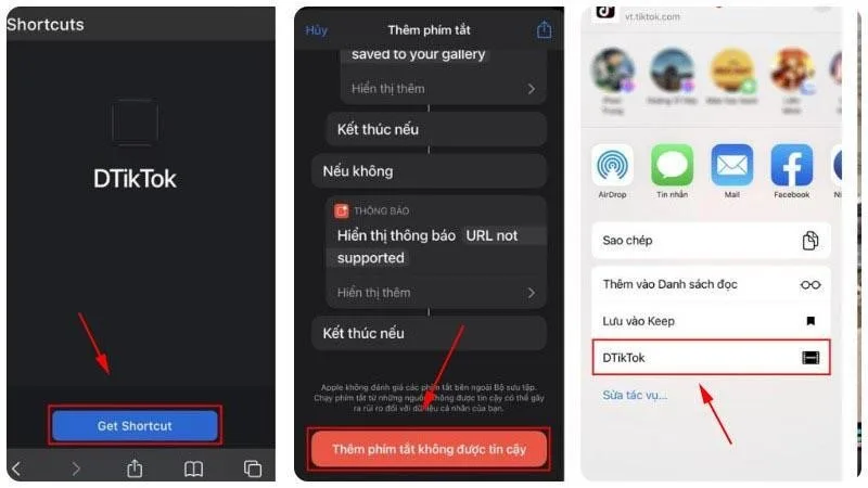 Tải video bằng Phím Tắt với hệ điều hành iOS 14