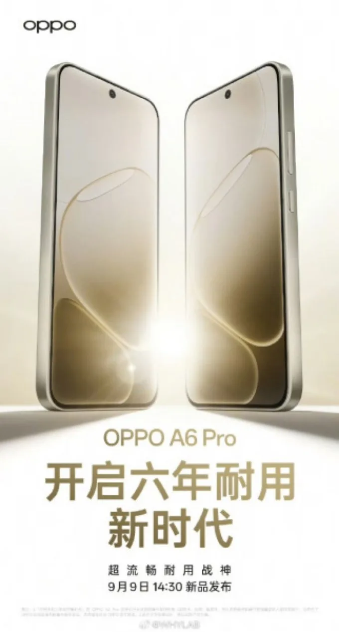 Oppo A6 Pro trang bị chip Dimensity 6300