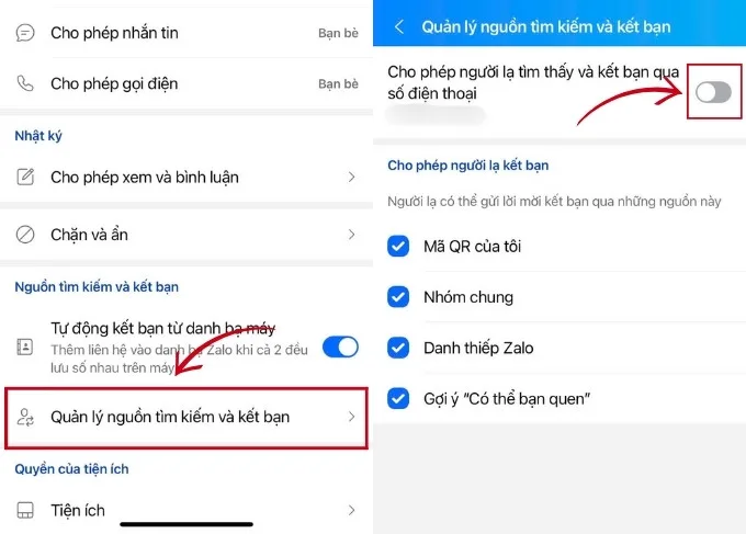 Mẹo ẩn số điện thoại trên Zalo