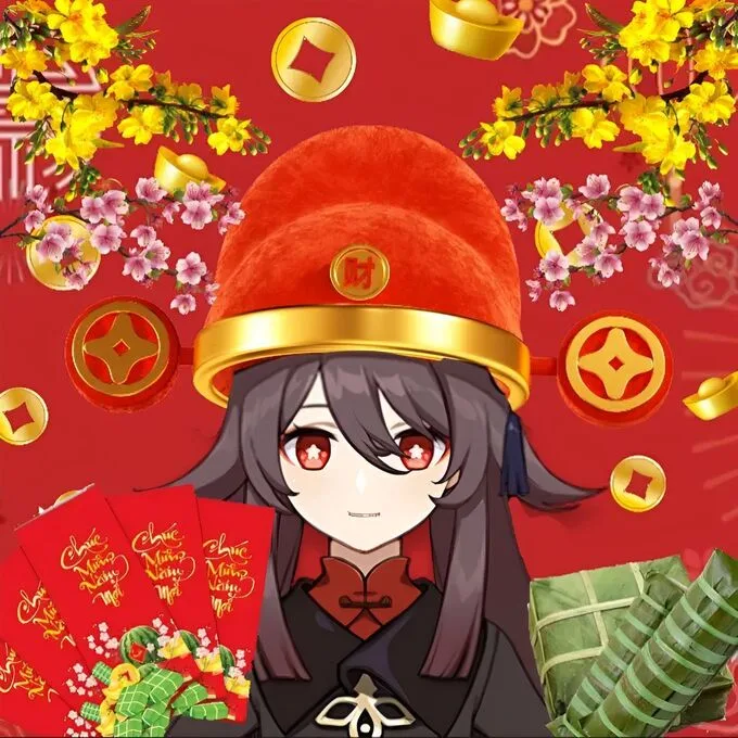 Ảnh avatar Tết anime cute