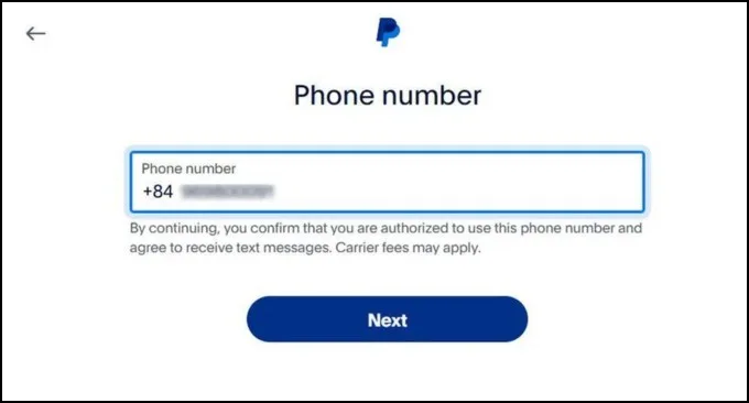 Bước 4 cách đăng ký PayPal 