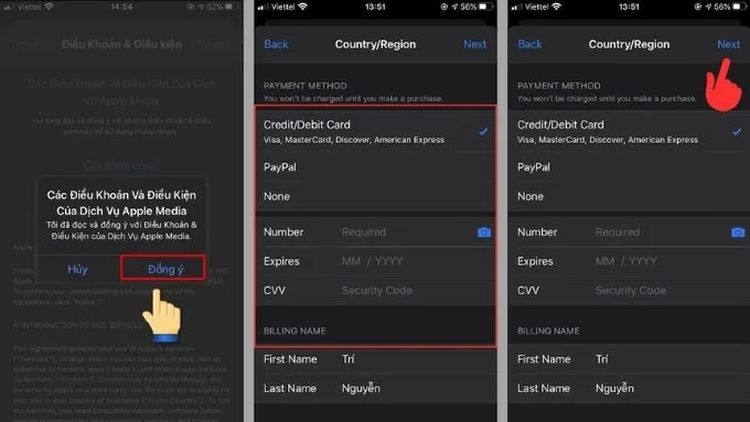 Cách chuyển vùng iPhone sang Mỹ trong Cài đặt