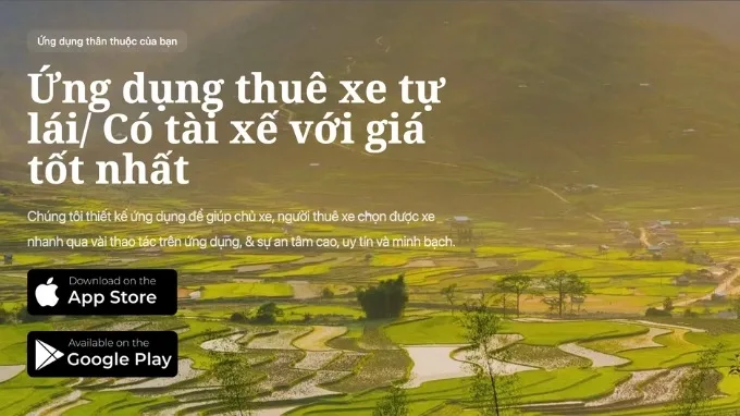 Vivucar là một trong những ứng dụng thuê xe tự lái thân thiện nhất