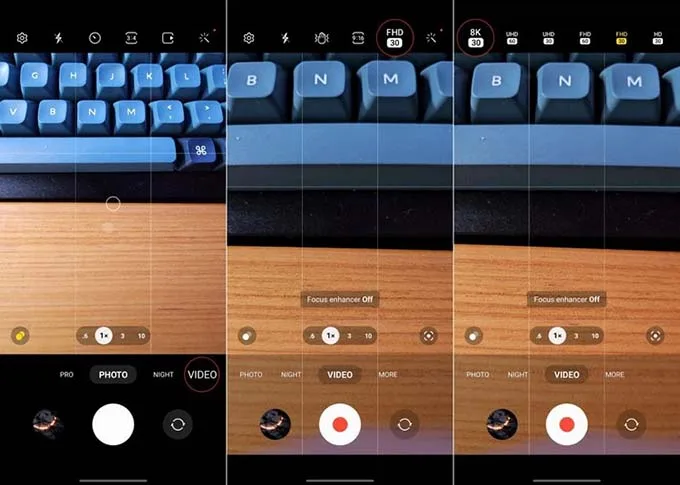 Quay video 8K chuyên nghiệp