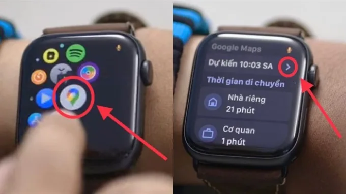 Apple Watch sẽ tự động cập nhật hướng dẫn đường đi trên iPhone