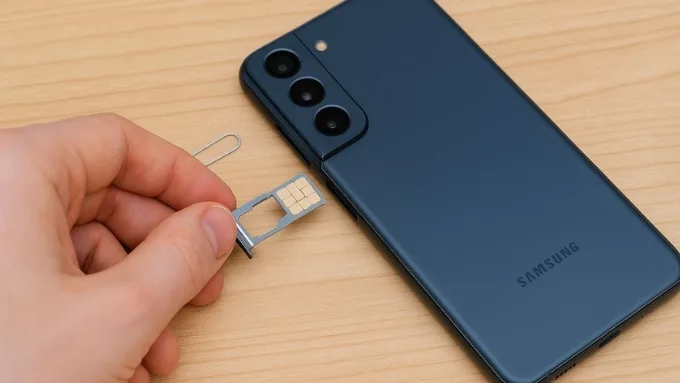 Tháo và lắp lại thẻ SIM