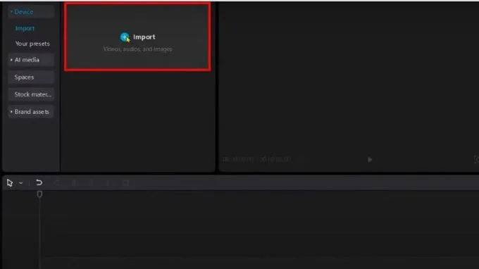 Xóa vật thể trong video bằng CapCut trên máy tính