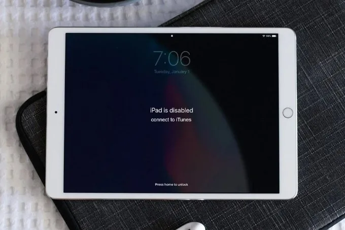 Tìm hiểu nguyên nhân iPad bị vô hiệu hóa