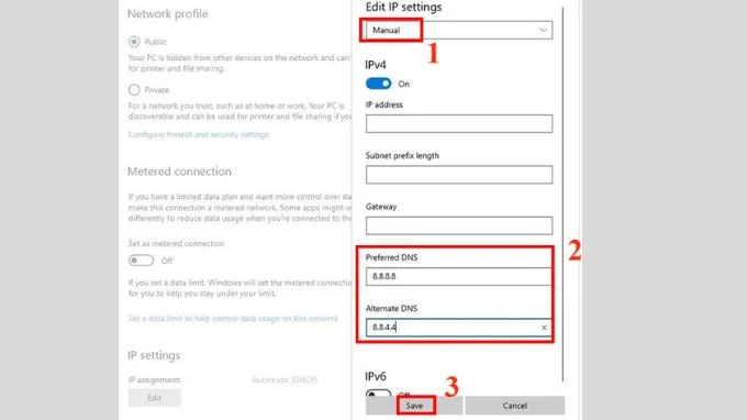 Cách đổi DNS trên máy tính bằng Settings