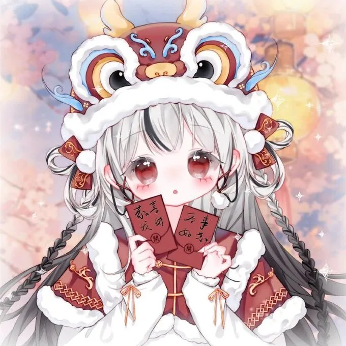 Ảnh avatar Tết anime cute
