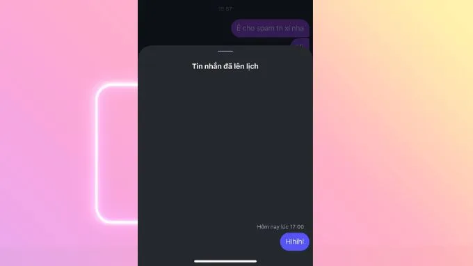 Mở lại tin nhắn đã được hẹn lịch trên Instagram