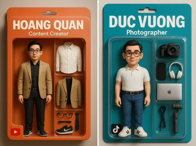 Sử dụng Promt tạo ảnh hộp đồ chơi bằng AI