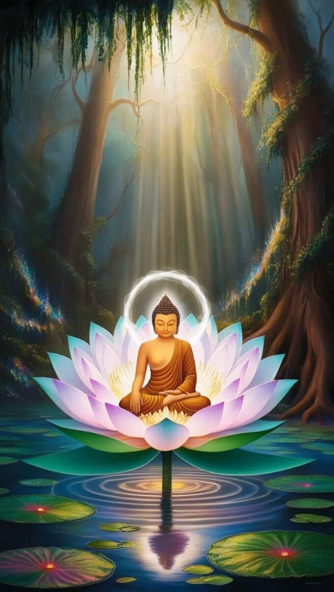 Hình nền hoa sen Phật giáo
