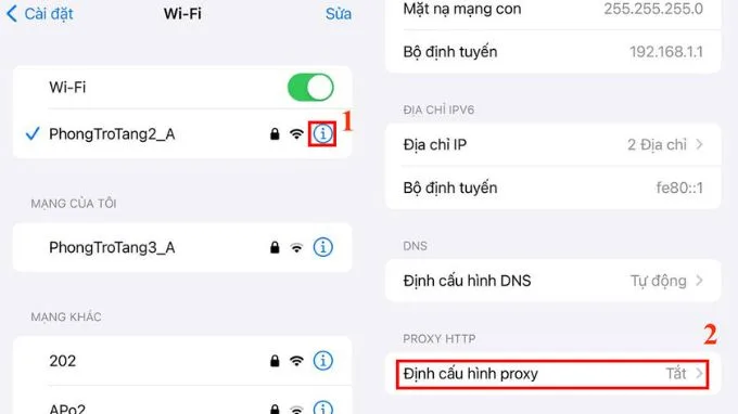 Cách thay đổi DNS trên điện thoại iPhone