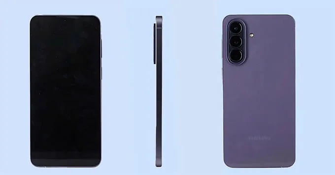 Hình ảnh Samsung Galaxy A57: Tiết lộ thiết kế mỏng nhẹ, ấn tượng