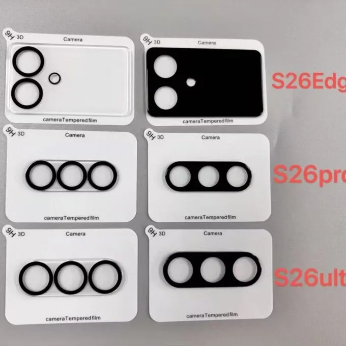 Galaxy S26 Edge sẽ sở hữu một “thanh camera” kéo dài ngang lưng máy