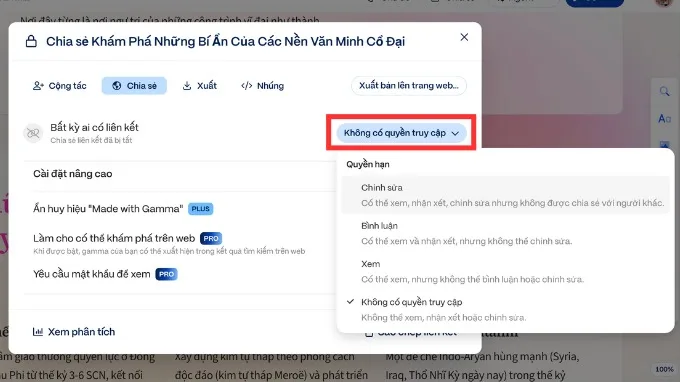 Cách chia sẻ slide thuyết trình