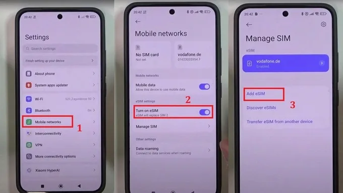Tìm hiểu điện thoại Xiaomi có hỗ trợ eSIM không