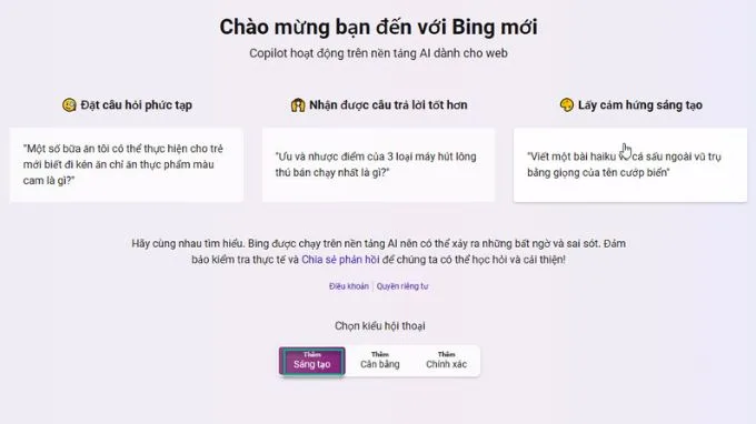 Cách sử dụng Bing Image Creator tạo ảnh miễn phí trên máy tính