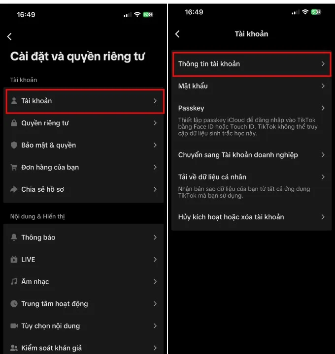 Cách xác minh số điện thoại cho tài khoản TikTok