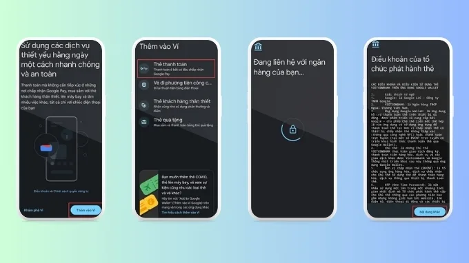 Cách tích hợp thẻ vào ứng dụng Google Wallet