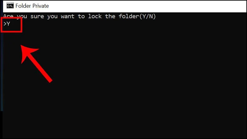 Cách đặt pass cho folder bằng đoạn mã lệnh