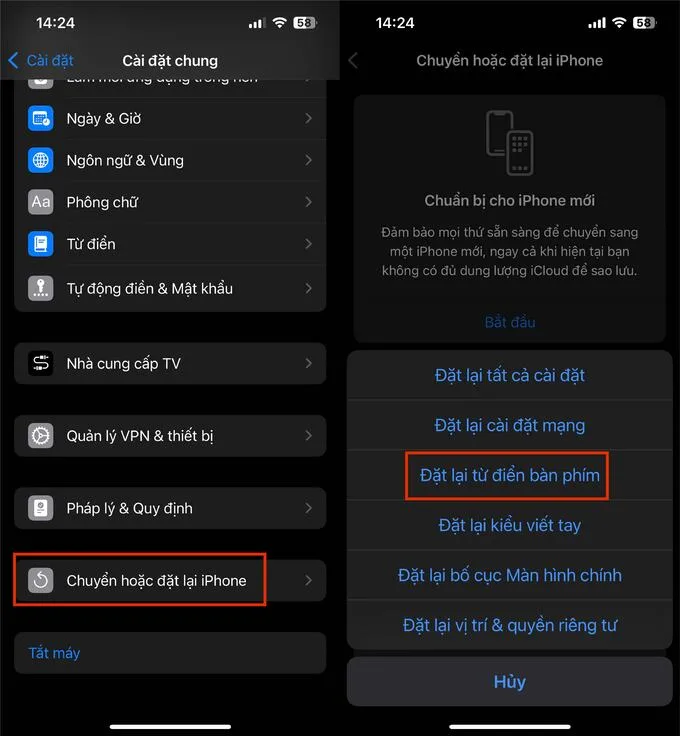 Thiết lập từ điển trên iPhone là một trong những cài đặt bàn phím iPhone phổ biến