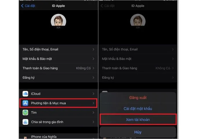 Bước 2 chuyển vùng từ Mỹ về App Store Việt Nam