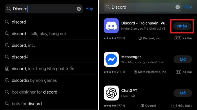 Cách tải Discord trên điện thoại