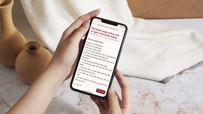 Một số lưu ý khi sử dụng app đọc văn khấn