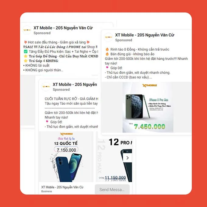 XTmobile phốt XTmobile giả mạo tại địa chỉ 205 Nguyễn Văn Cừ, Hà Nội