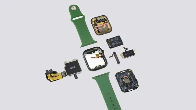 iFixit nhận định thiết lập bên trong Apple Watch Series 7 không có quá nhiều thay đổi