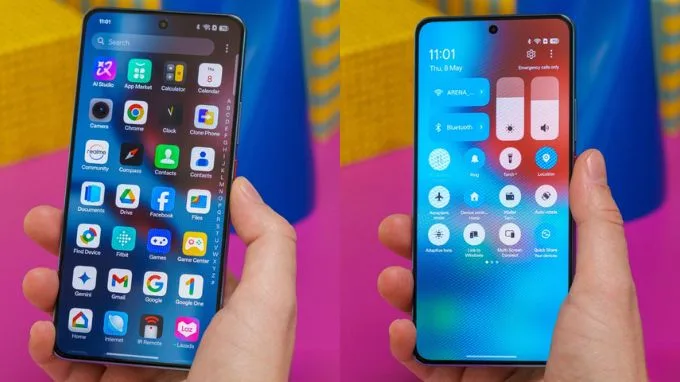 Giao diện và phần mềm Realme GT 7