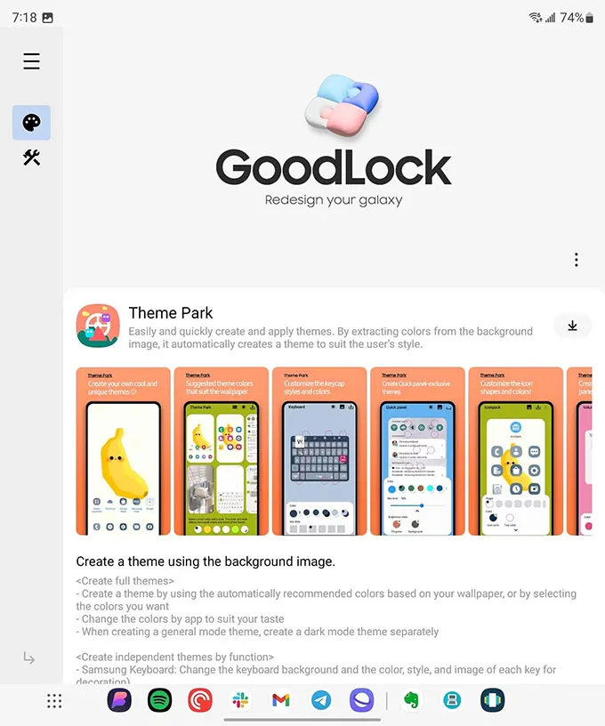 Ứng dụng Good Lock