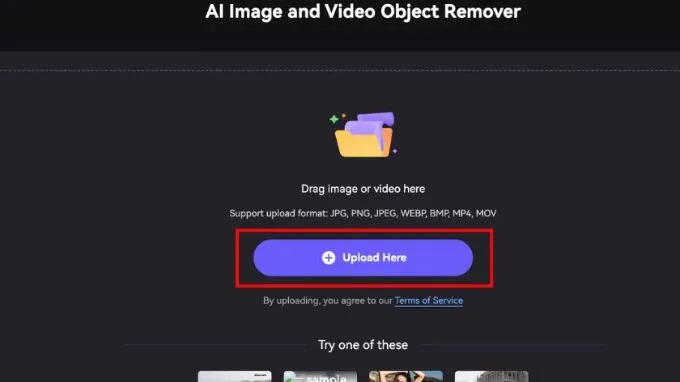 Xóa vật thể trong video bằng Media.io
