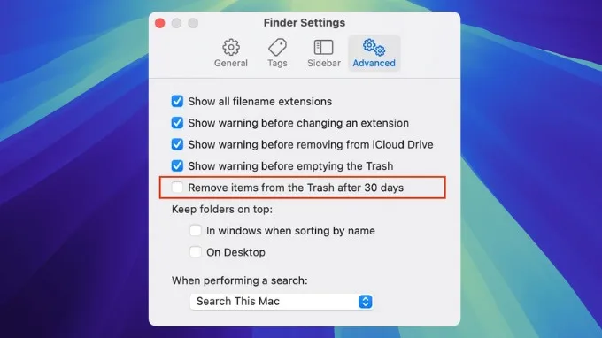 Cách xóa file trên MacBook bằng Thùng rác