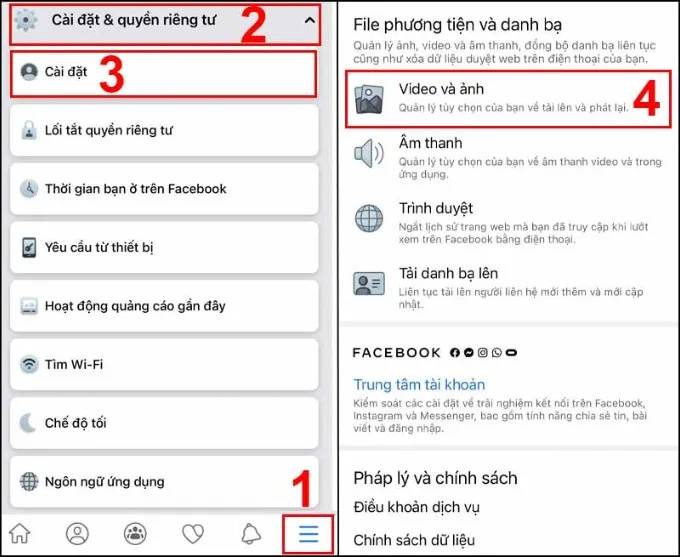 Cách đăng ảnh Facebook nét căng trên iPhone